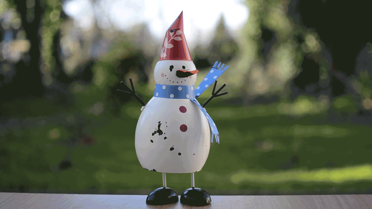 Dancing Snowman Animated Gif